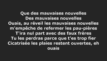 Niro - Mauvaises Nouvelles (Paroles)