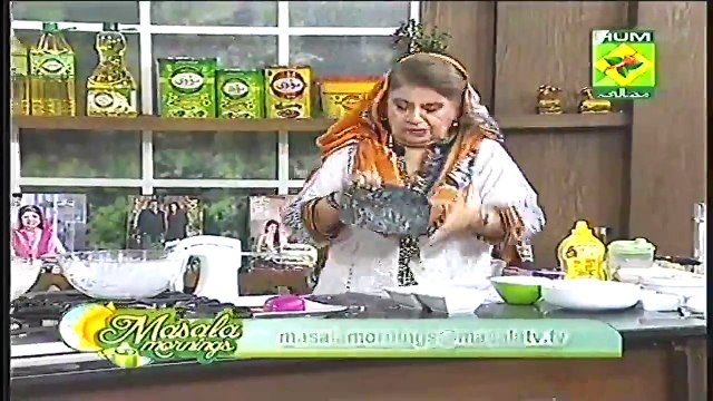 Masala Mornings Recipe Baked CauliFlower by Shireen Anwar Masala Tv 13th November 2015