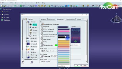 HOW TO CHANGE THE BACKGROUND COLOR OF CATIA ALL VERSIONS