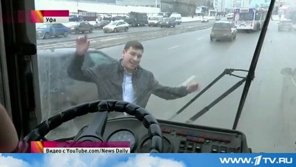 Дорожный конфликт с продолжением произошёл в Уфе