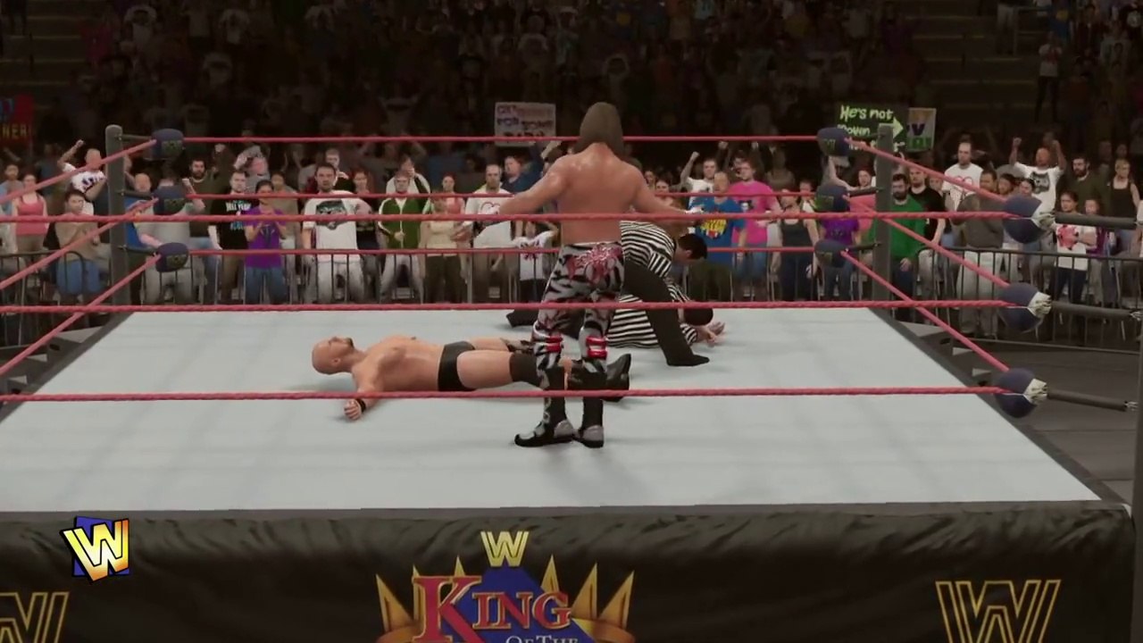 "Stone Cold" Steve Austin vs. Shawn Michaels: WWE 2K16 2K Showcase walkthrough - Part 5