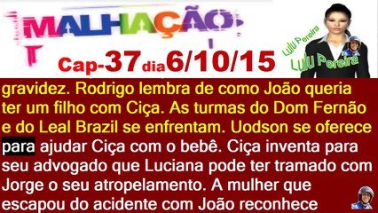 Malhação Seu Lugar no Mundo Capítulo-(36-37-38-39-40)Resumo completo