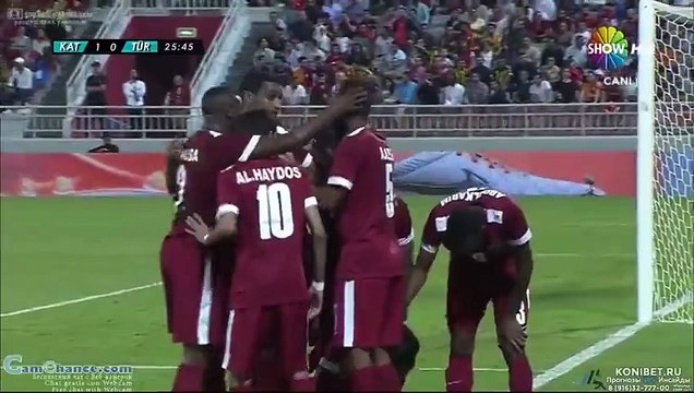 Ali Asadalla Goal - Qatar vs Turkey 1-0 Friendly Match 2015 HD