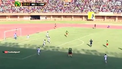 Niger - Cameroon 0-3. Edgar Salli Goal. CAF Qualification 13⁄11⁄2015