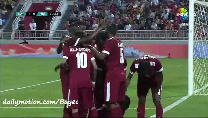 Goal Asadalla - Qatar 1-0 Turkey - 13-11-2015 - Friendly Match