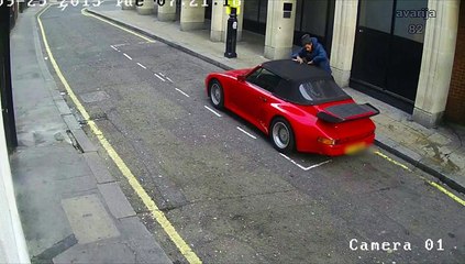 Il tente de voler une Porsche en entrant par le toit