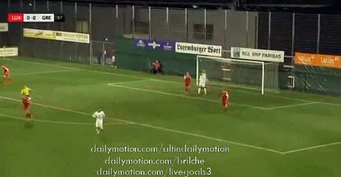 Greece 1st Big Chance - Luxembourg v. Greece - Friendly Match - 13.10.2015