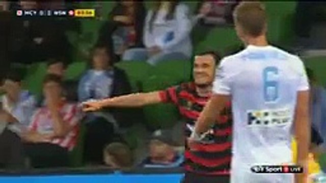 Melbourne City v WS Wanderers 0-3. Mark Bridge Goal. A-League 13⁄11⁄15