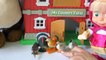 Маша и медведь игрушки для детей, развивающее видео Маша на ферме с домашними животными