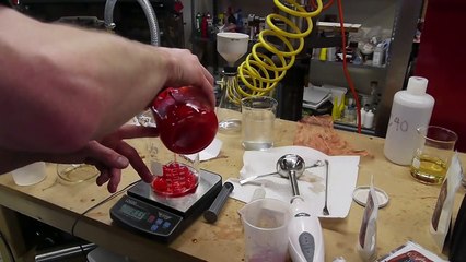 Molecular gastronomy (playing with food)   reverse  spherification maraschino cherries