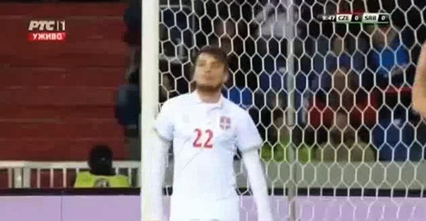 Serbia 1st Big Chance - Czech Rep. v. Serbia - Friendly Match - 13.11.2015