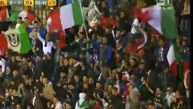 Antonio Candreva Goal - Belgium 0-1 Italy Friendly Match 2015
