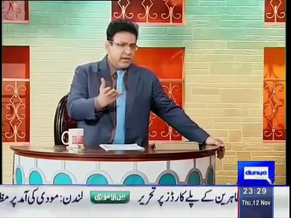 Hasb e Haal - 12 November 2015   Azizi as Ch Mu...