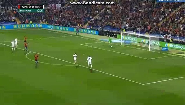 Cesc Fabregas Fantastic Chance Spain 0-0 England Friendly Match 13.11.2015 HD