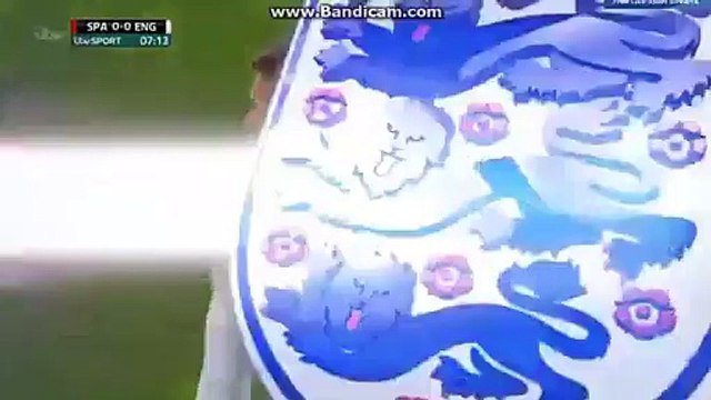 Raheem Sterling Amazing Chance | Spain v. England -Friendly Match 13.11.2015