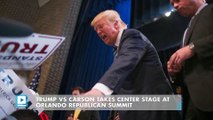 Trump vs Carson takes center stage at Orlando Republican summit