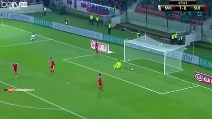 Michal Duris Second Goal Slovakia vs Switzerland 2 0 (Friendly Match) 2015
