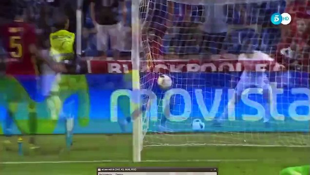Mario Gaspar Goal - Spain 1 - 0 England - Friendly International - 13.11.2015