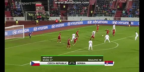 Ladislav Krejci Great GOAL - Cezch Republica 3 - 1 Serbia 13-11.2015
