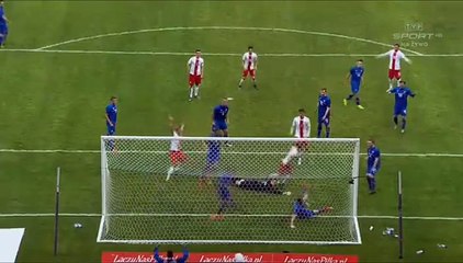 Robert Lewandowski Goal - Poland 3 - 2 Iceland - Friendly Match 2015