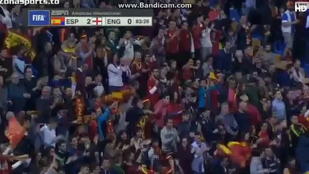 Santi Cazorla Goal - Spain 2 - 0 England - Friendly Match 2015