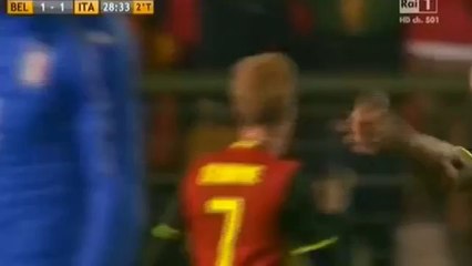 Kevin De Bruyne Goal | Belgium 2-1 Italy Friendly Match 2015 HD