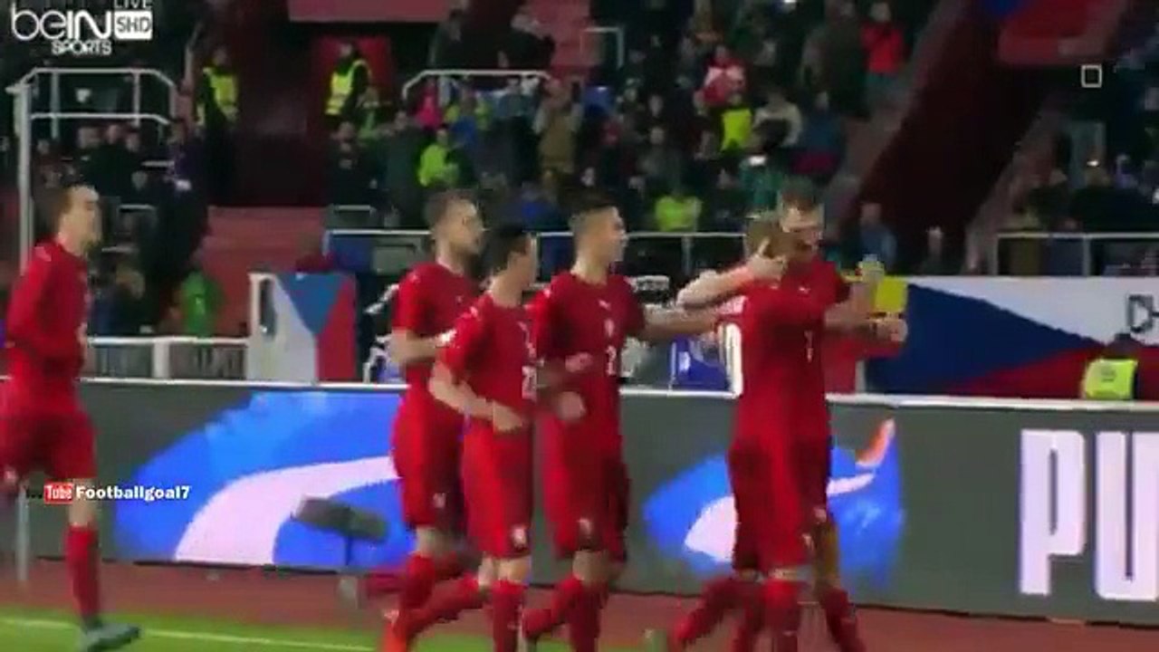 Czech Republic vs Serbia 4 1 All Goals & Summary (Friendly Match 2015)