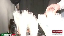 Milk drinking competition between Candidates of LG Elections