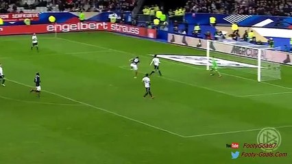 Andre-Pierre Gignac Goal - France vs Germany 2-0 (Friendly Match 2015)