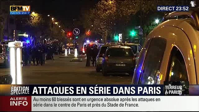 Dernière minute: vidéo amateurs, attentats à Paris plus de 60 Morts et des prises d'otages