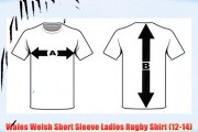 Wales Welsh Short Sleeve Ladies Rugby Shirt (12-14)
