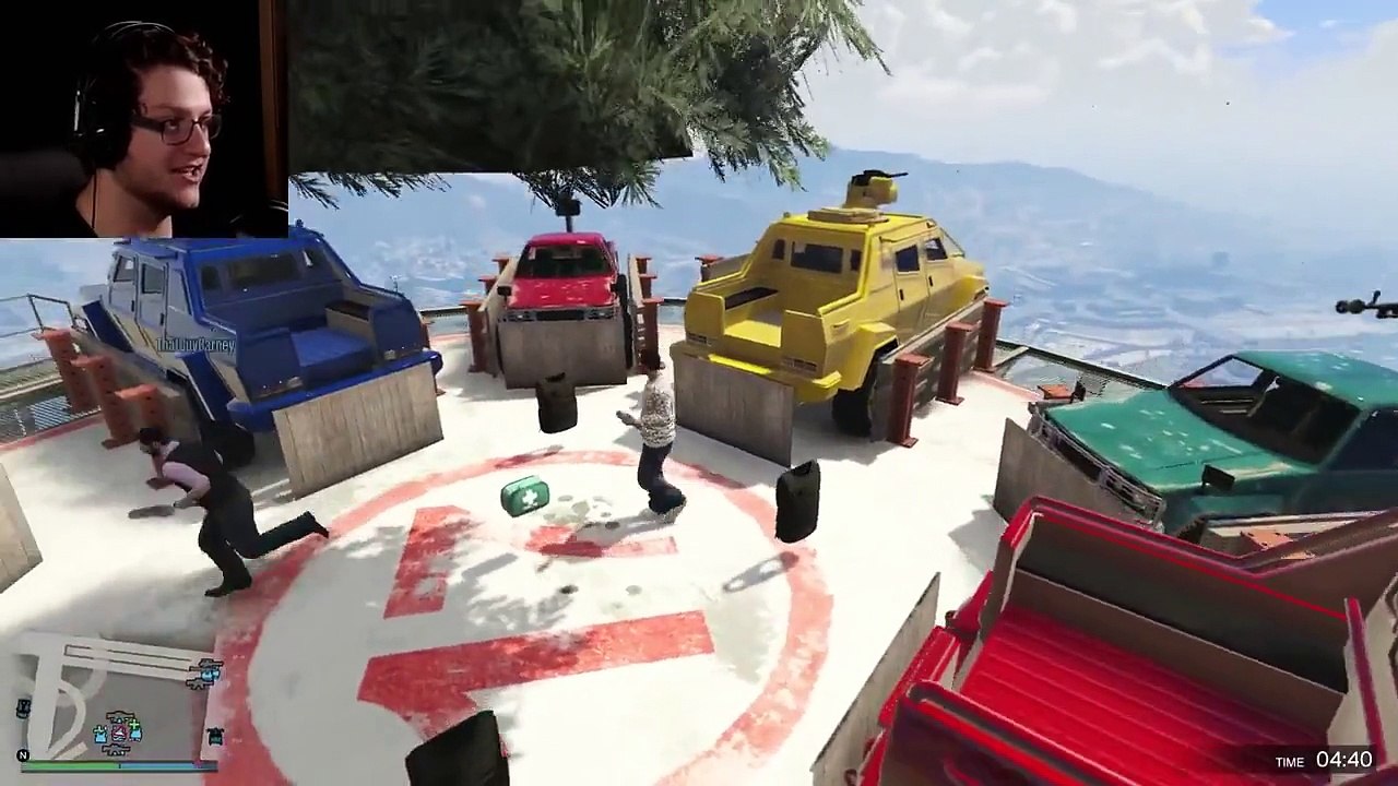 GTA 5 PC Online Funny Moments - GUNNERS VS CHOPPERS! (Custom Games)