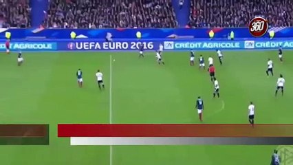Momento exacto de la explosión durante partido Alemania-Francia