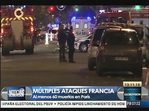 118 muertos por tiroteos simultáneos en el centro de París