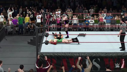 WWE 2K16 sindel v cammy v tamina