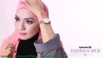 Cara Berjilbab wajah Bulat - Hijab pashmina simple Kreasi Shawlbyvsnow Hijab Tutorial