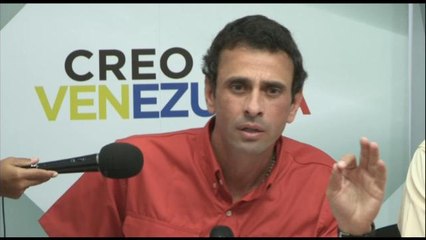 "No hay manera" de que chavismo gane las legislativas asegura Capriles-