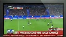 تفجيرات فرنسا لحظة سماع صوت انفجار باريس أثناء مباراة فرنسا و ألمانيا