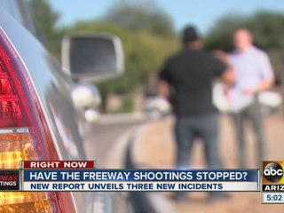 Another case of windows shattered along Valley freeway