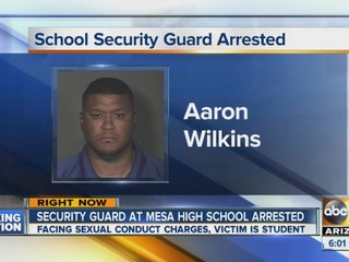 Security guard at Mesa High School arrested