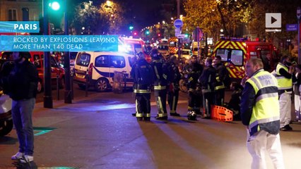 Paris rocked by explosions and shootouts leaving more than 140 dead