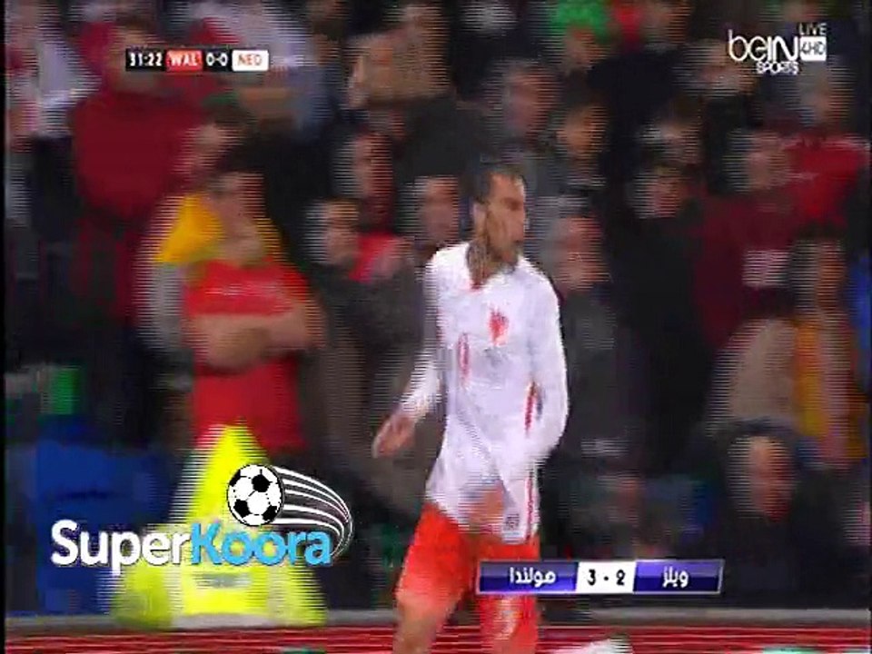 اهداف مباراة ( ويلز 2-3 هولندا ) مباراة ودية