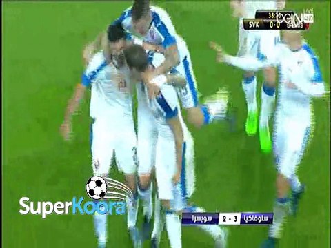 اهداف مباراة ( سلوفاكيا 3-2 سويسرا ) مباراة ودية