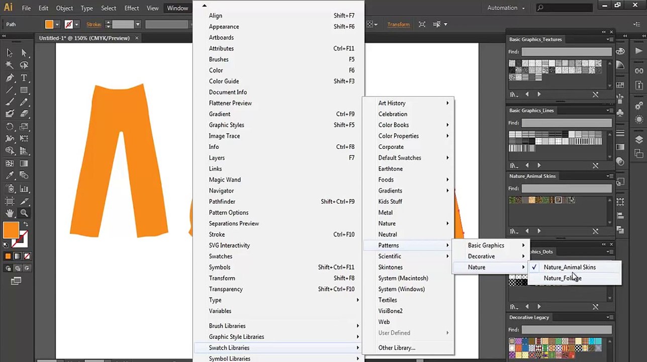 PATTERN LIBRARIES - ILLUSTRATOR TIPS 14