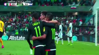 Carlos Vela Goal | World Cup - CONCACAF Qualification : Mexico vs El Salvador 14/11/15