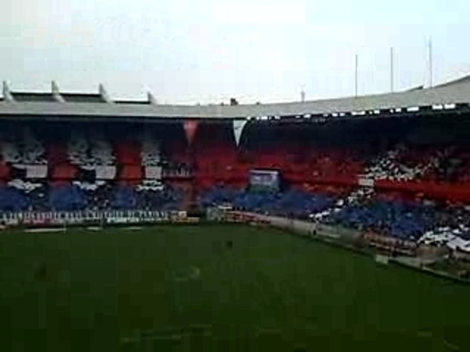 psg ol boulogne ambiance metro chant