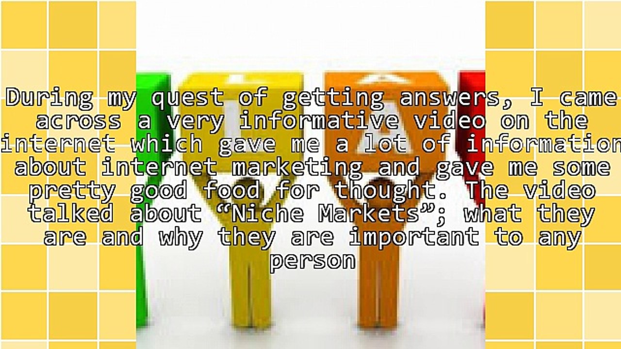 A Smart Internet Marketing Strategy: Targeting Niche Markets