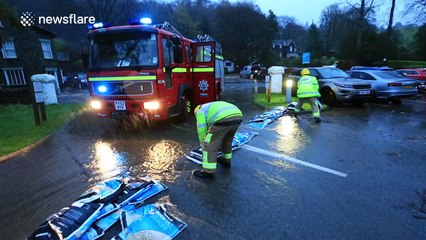 Flooding hits luxury Lake District hotel
