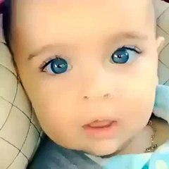 Baby has the most beautiful eyes