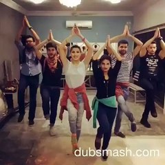 Mehwish Hayat dubsmash on Prem Ratan Dhan Payo